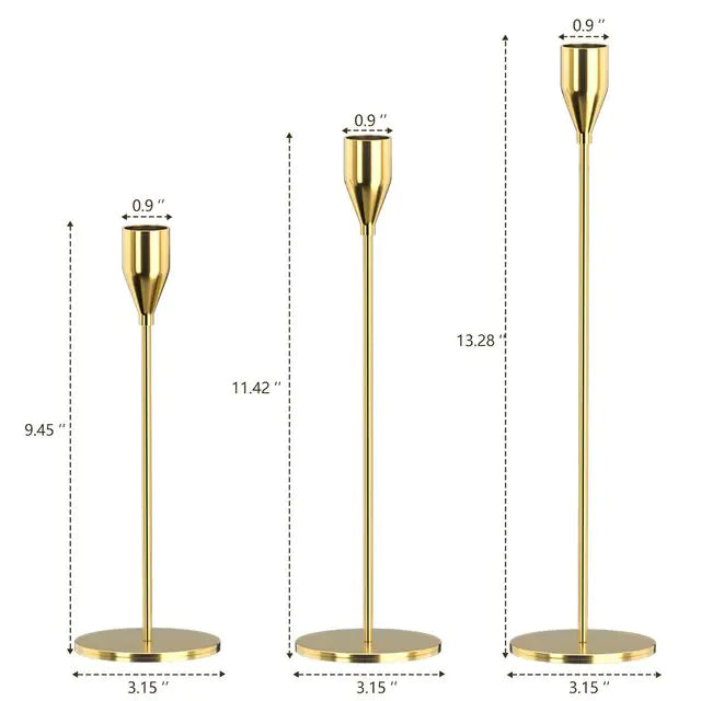Chinese Style Metal Candle Holders