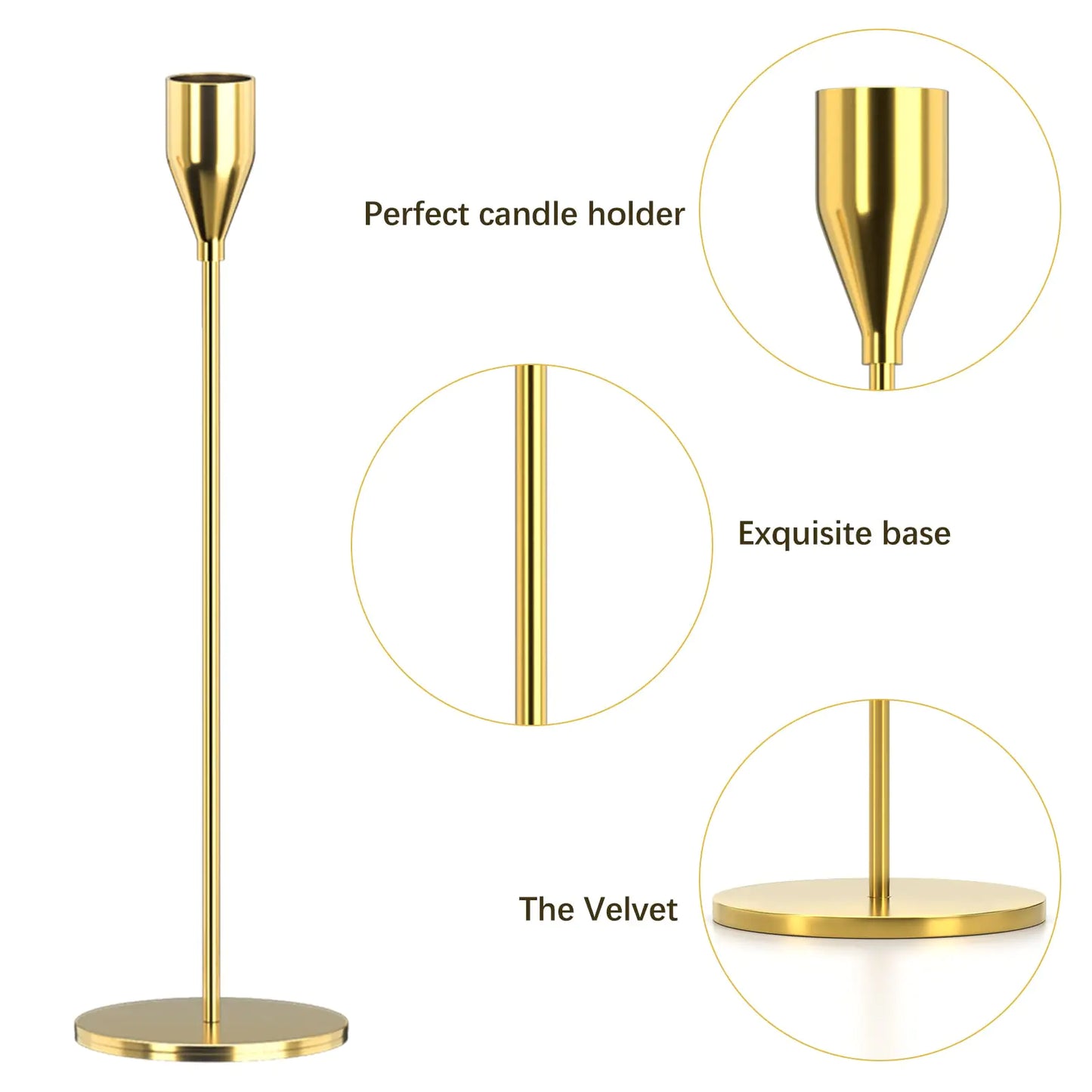 Chinese Style Metal Candle Holders