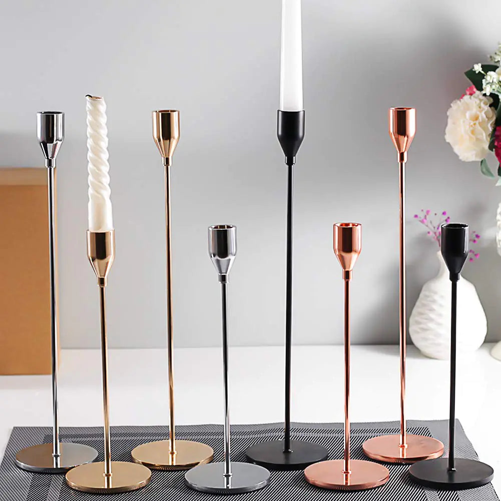 Chinese Style Metal Candle Holders