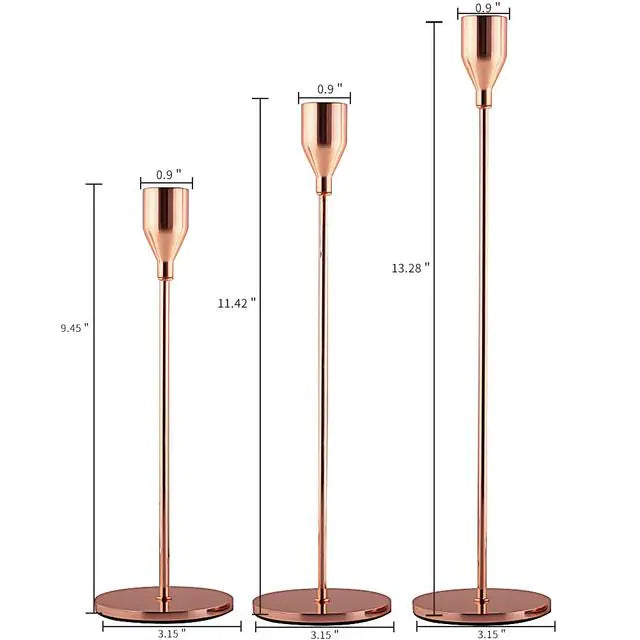 Chinese Style Metal Candle Holders