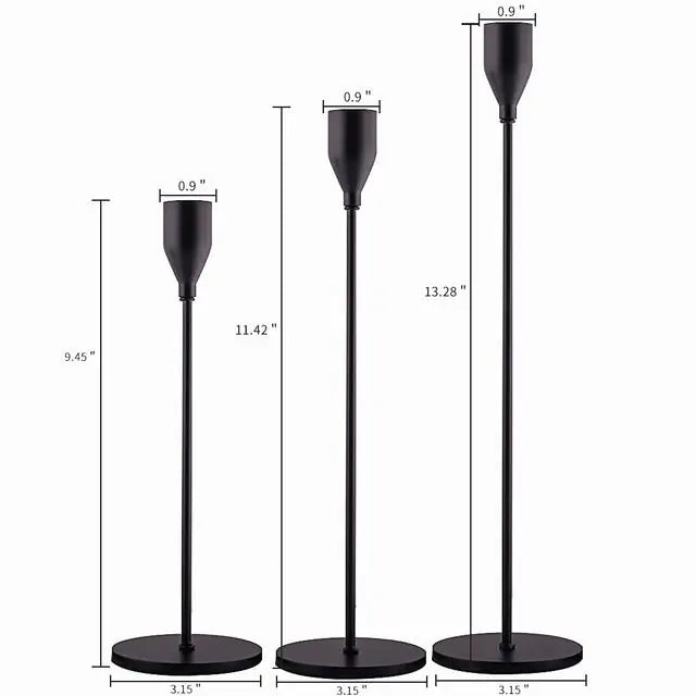 Chinese Style Metal Candle Holders